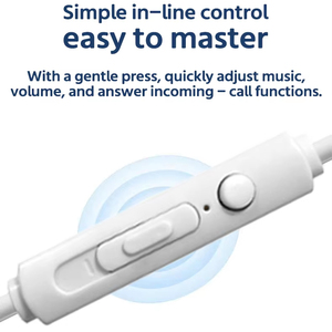 หูฟังสำหรับการบินในหูราคาประหยัดหูฟังดนตรีแบบมีสายปรับความยาวสายได้พอดีสวมใส่สบาย - Product Image 6