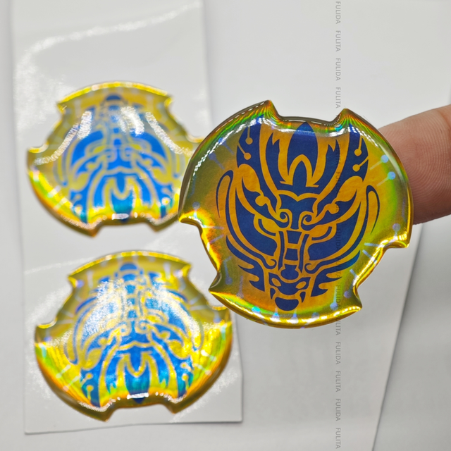 3D Resin Epoxy Waterproof Adhesive Sticker Dome Custom Promotional Clear Drip Logo Reflective Electronics Gadgets Belts Home