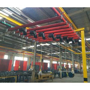 Grúa aérea flexible de 500Kg, 1 tonelada, 2 toneladas, pequeño sistema de grúa de riel monorriel, ampliamente utilizado Taller de grúas puente de Servicio Ligero - Product Image 5