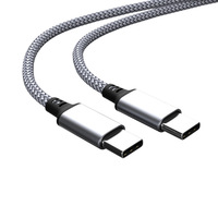 Câble d'extension USB C à USB C 60W Câble de données USB Type-C pour iPhone Câble Tresse de téléphone portable