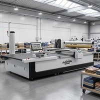 Máquina de Corte de Tela Textil Automática CNC PANDA, Cortadora de Prendas, Plotter, Maquinaria para la Industria Textil, 120 m/min