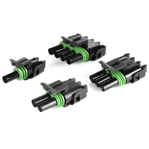 2.5 series male and female joint connector connector 1/2/3/4/5/6pins plug AMP automotive waterproof Electrical connector