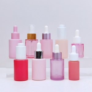 ขวดแก้วฝ้าแบบไหล่เรียบขนาด 30 มล. 50 มล. สำหรับบรรจุภัณฑ์น้ำมันหอมระเหยบำรุงผิวและเซรั่มแบบหยด - Product Image 1