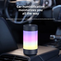 Diffuseur d'aromathérapie USB pour la maison et la voiture, purificateur d'air de bureau, effets lumineux, 300 ml, faible bruit, en plastique
