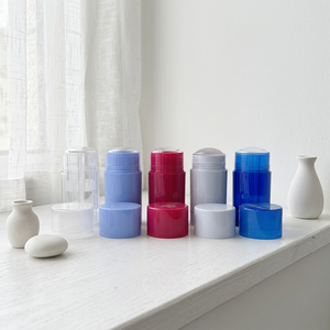 Wholesale Custom Logo 15ml 30ml 50ml 75ml Colorful Empty Deodorant Stick <b>Containers</b>, Twist Up Plastic Solid <b>Perfume</b> Balm Tubes - Product Image 4
