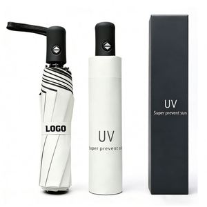 Unique Promo Business Gift Products <b>Windproof</b> Foldable Travel Three Folding <b>Umbrella</b> With Logo Custom Design <b>Umbrella</b> Wholesale - Product Image 1