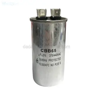 Condensador de reemplazo perfecto CBB65, 10UF, 450V, 50/60HZ, piezas de refrigerador, compresor de aire, condensadores