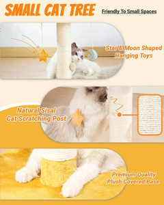 Hot Sale Cat <b>Tree</b> House Climbing Frame Cute Luxury Cat <b>Trees</b> and Scratcher Sisal Wood Pet Cat <b>Tree</b> Tower - Product Image 2