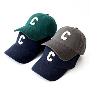 Korean Style <b>Navy</b> Blue Dad <b>Cap</b> Cotton <b>Baseball</b> <b>Cap</b> C Letter Sports <b>Caps</b> Custom Embroidery Logo Common Unisex - Product Image 4