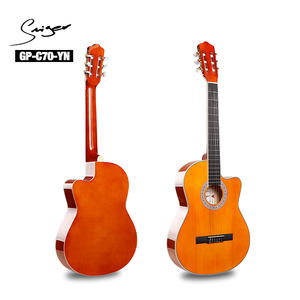<span class=keywords><strong>Guitarra</strong></span> Clásica Acústica <span class=keywords><strong>de</strong></span> Cuerpo Delgado GRAPE 39'' 4/4, Modelo GP-C70, Tapa <span class=keywords><strong>de</strong></span> Abeto, Acabado Brillante, Forma Cutaway, Mástil <span class=keywords><strong>de</strong></span> Caoba, para Escuela <span class=keywords><strong>de</strong></span> Música - Product Image 1
