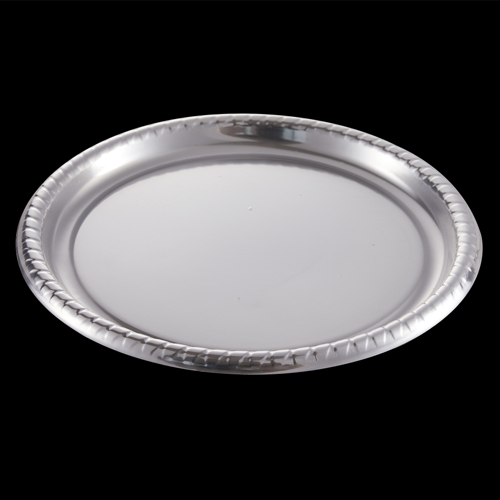 Silver Round 12 Inch