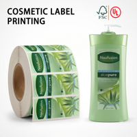 Label Stiker Botol Sabun Cair Perekat Sendiri, Kemasan Sabun Tangan & Sabun Mandi Vinyl Putih Tahan Air Kustom