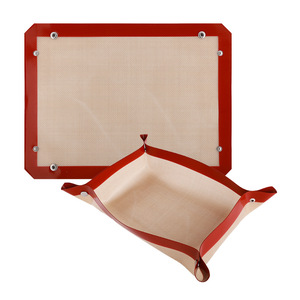 <span class=keywords><strong>Tapis</strong></span> <span class=keywords><strong>de</strong></span> cuisson en silicone <span class=keywords><strong>de</strong></span> qualité alimentaire avec boutons anti-débordement pour macarons et biscuits - Product Image 4