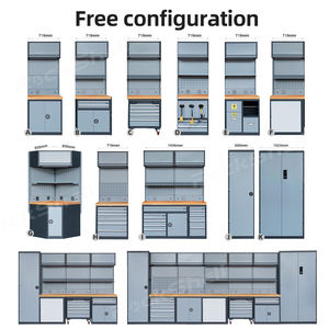 록쉘 산업용 공구 캐비닛 차고 작업대 캐비닛 작업장 공구 캐비닛 모듈형 차고 보관함 워크츠렁크 - Product Image 2