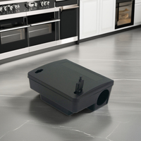 Boîte de piège à appât pour rats jetable professionnelle pour la lutte antiparasitaire en intérieur et en extérieur Utilisation estivale et printanière Répulsif pour les souris