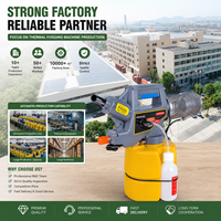 Pulvérisateur thermique agricole portable, mini-pulvérisateur à brouillard pour usage agricole, machine de fumigation thermique pour tuer les moustiques