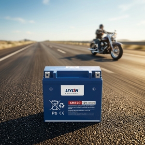 Batería de Motocicleta YTX20L/YTX20HL 12v20ah AMG de Alto CCA para FATBOY/<span class=keywords><strong>FATBOB</strong></span>/SOFTAIL SLIM/LOW RIDER, Original de Fábrica - Product Image 1