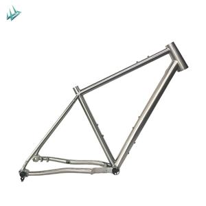 Cadre de vélo de route en titane 700C pour vélo de gravier, tube de direction conique, cadre de vélo en titane avec frein à disque - Product Image 1