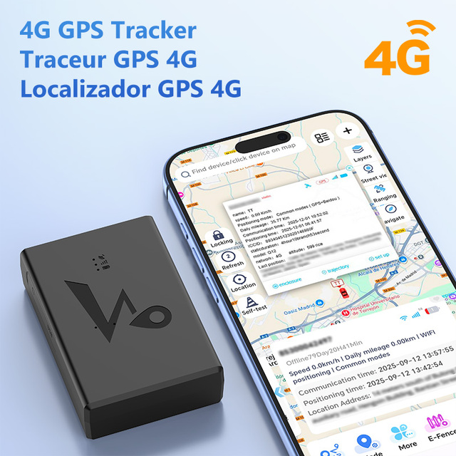 Professional Real Time 4G LTE Magnetic Waterproof GPS Tracker for Car Vehicle Auto Anti Theft Security Tracking Locator Device