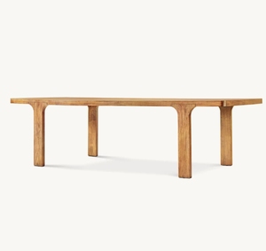 Recién llegado, juego de mesa y silla de comedor, mesa de comedor rectangular <span class=keywords><strong>SANTIAGO</strong></span> de madera maciza - Product Image 3