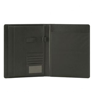 Customized Multi-Function Pu File High Quality <b>Leather</b> Portfolio <b>A4</b> Conference Presentation <b>Folder</b> - Product Image 4