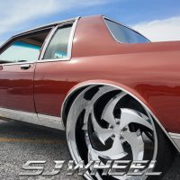 Jantes forgées SJ Custom à 5 branches, 2 pièces, à déport profond, 20-26 pouces, 5x120, pour Chevy Impala Caprice