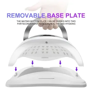 Lampe à LED UV pour le séchage du vernis à ongles en gel, professionnelle, 72 LED, sécheuse à ongles avec écran tactile, minuterie, capteur automatique - Product Image 3
