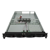 Harga Grosir 1u Chassis Eatx Kualitas Bagus Rak Server 4 Bay Hot Swap HDD