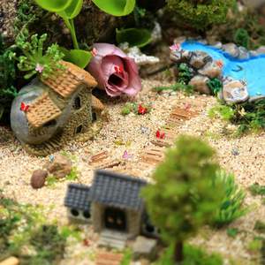 Coloré Micro Résine Artisanat Minuscules Papillons Miniatures Paysage Décor Mini Papillons Figurines pour Maison de Poupée Fée Maison - Product Image 5