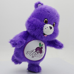 Disfraz <span class=keywords><strong>de</strong></span> Mascota <span class=keywords><strong>de</strong></span> Oso Morado Peludo Inflable <span class=keywords><strong>de</strong></span> 2.2M, Lindo Disfraz <span class=keywords><strong>de</strong></span> Oso <span class=keywords><strong>de</strong></span> Peluche para Caminar, Disfraz <span class=keywords><strong>de</strong></span> Dibujos Animados para Fiestas, Publicidad y Eventos - Product Image 4