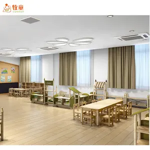 High Quality International School Tables and Chairs Kuwait Nursery Childcare Learning Center Furniture Sets