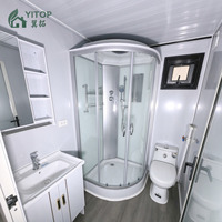 Pengiriman Murah Rumah Kontainer China 20ft 40ft Rumah Tinggal Prefabrikasi Kamar Hotel Kontainer Rumah Mewah Rumah Modern Prefab Modern