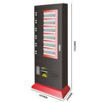 Distributeurs automatiques de monnaies et de billets Qianmei, vente directe du fabricant, capacité de 300 à 600 pièces, écran tactile LCD, options de paiement multiples