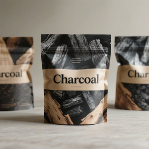 5kg 10kg 15kg than nướng than Túi tùy chỉnh in nhiều lớp than bánh Kraft Túi Giấy than bao bì túi - Product Image 1