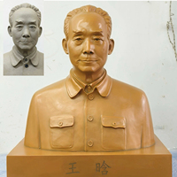 Buste personnalisé en résine, sculpté et peint à la main, statue commémorative pour décoration intérieure
