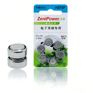 กระดุม A675P zenipower ประสิทธิภาพสูงประสาทหูเทียมสามารถใช้ได้กับหูและหูฟังแบตเตอรี่อื่นๆ - Product Image 1
