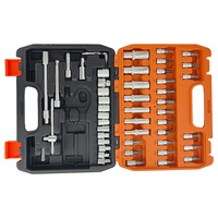 E-Friend - Kit d'outils à main professionnels en acier au carbone, 53 pièces, étui rigide, OEM personnalisable, clés mixtes pour réparation automobile, garantie 1 an