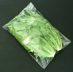 Bolsas de PE Transpirables para Vegetales Orgánicos, Bolsas Ventiladas Transparentes Antivaho para el Mercado Mayorista, Impresión Personalizada - Product Image 1