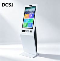 Sistema de Gestión de Colas Electrónico con Pantalla Táctil Todo en Uno, Kiosco de Tickets para Gestión de Colas Bancarias