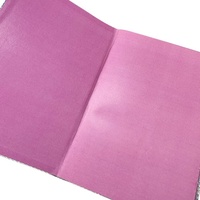 Carnet de notes relié rigide A5 avec logo personnalisé imprimé en usine, holographique arc-en-ciel, mignon et kawaii