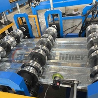 Machine entièrement automatique pour tôles trapézoïdales en acier galvanisé, ligne de production de panneaux de toiture haute vitesse