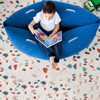 Vente flash : Sac de couchage gonflable, canapé-lit, fauteuil gonflable, canapé en forme de pois