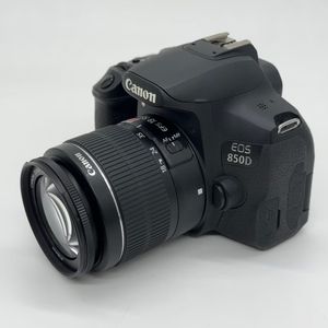 Cámara réflex digital <span class=keywords><strong>Canon</strong></span> <span class=keywords><strong>850D</strong></span> usada de 24.1MP con lente 18-55, cámara digital con pantalla táctil y grabación de video 4K. - Product Image 1