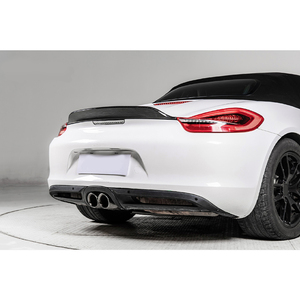 Aileron arrière en carbone sec 981 Spyder 2012-2015 pour Cayman – Amélioration et modification automobile - Product Image 5