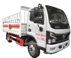 5tons-8tons DONGFENG 4*2 LPG gaz silindiri taşıma kargo kamyon için satış