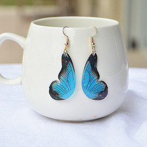 ต่างหูรูปปีกจักจั่นสไตล์เกาหลี<span class=keywords><strong>ย</strong></span>้อนยุค ดี<span class=keywords><strong>ไซ</strong></span>น์ศิลปะ แฟชั่นสำหรับสาวๆ ต่างหูแบบเกี่ยวสวยงามสำหรับผู้หญิง - Product Image 3