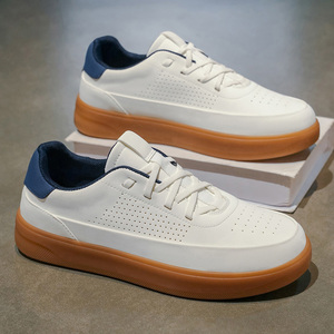 Mới Giá Thấp Giày Thể Thao Màu Trắng Cuir Cho Nam Giới Hot Bán Châu Phi Xuất Khẩu Tốt Nhất Giày Nhà Cung Cấp Người Đàn Ông Giản Dị Giày Thương Hiệu Tùy Chỉnh Nhà Máy - Product Image 5