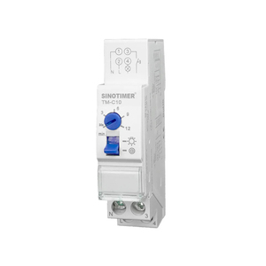 Interruptor de escalera mecánico de 0,11 kg, de <span class=keywords><strong>10</strong></span> minutos <span class=keywords><strong>temporizador</strong></span>, carga de 16A, 230VAC, montaje en riel DIN, interruptor de tiempo de voltaje libre de kg - Product Image 3