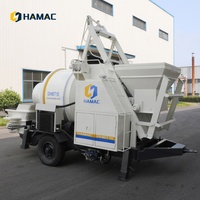 Fabricant de bétonnières mobiles avec pompe, bétonnière mobile diesel pour la construction