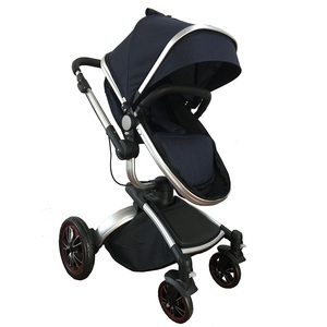 Cochecito de bebé de lujo con asiento elevado 3 en 1, sistema de viaje con silla de <span class=keywords><strong>coche</strong></span> para bebé - Product Image 2